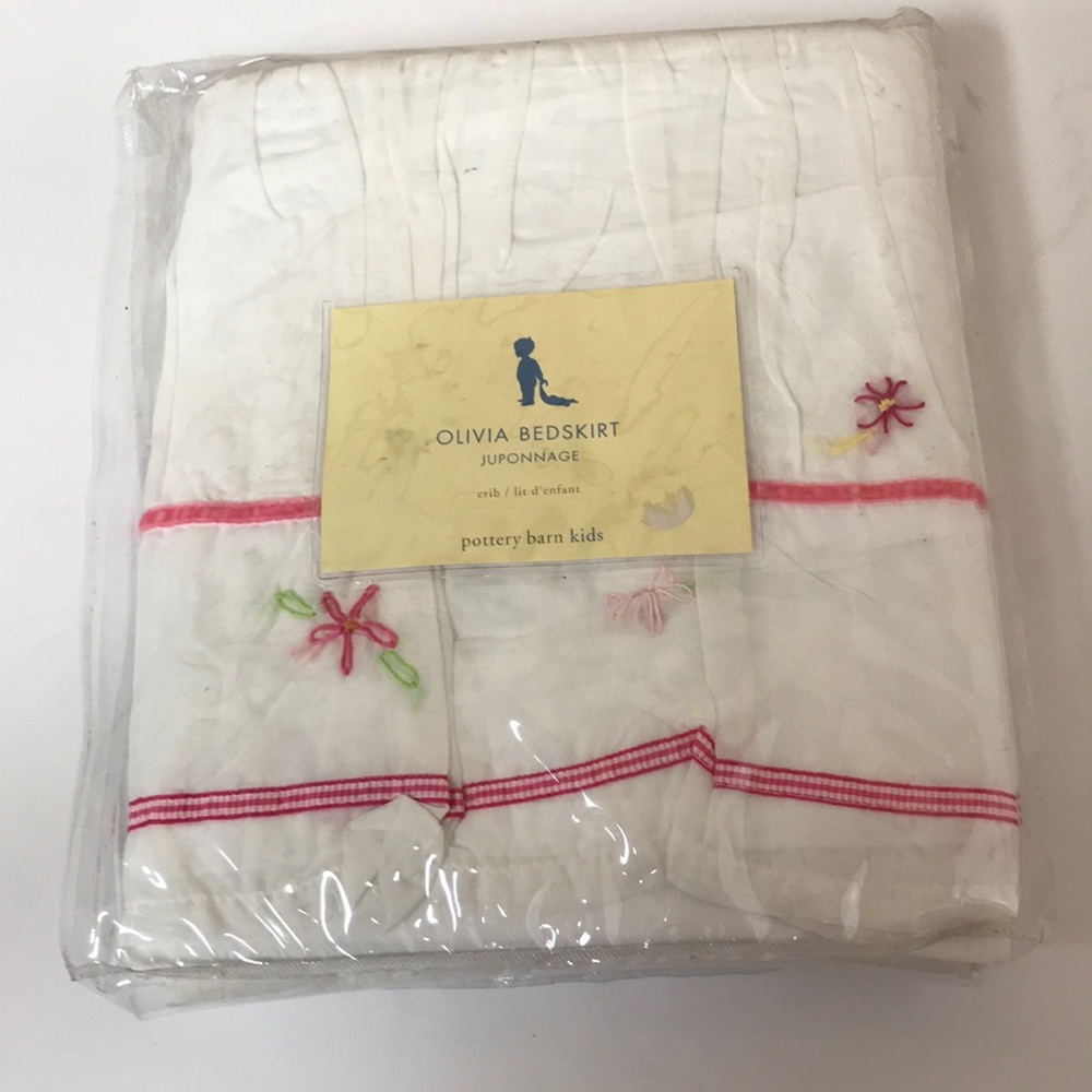 New in Package Pottery Barn Kids Crib Skirt